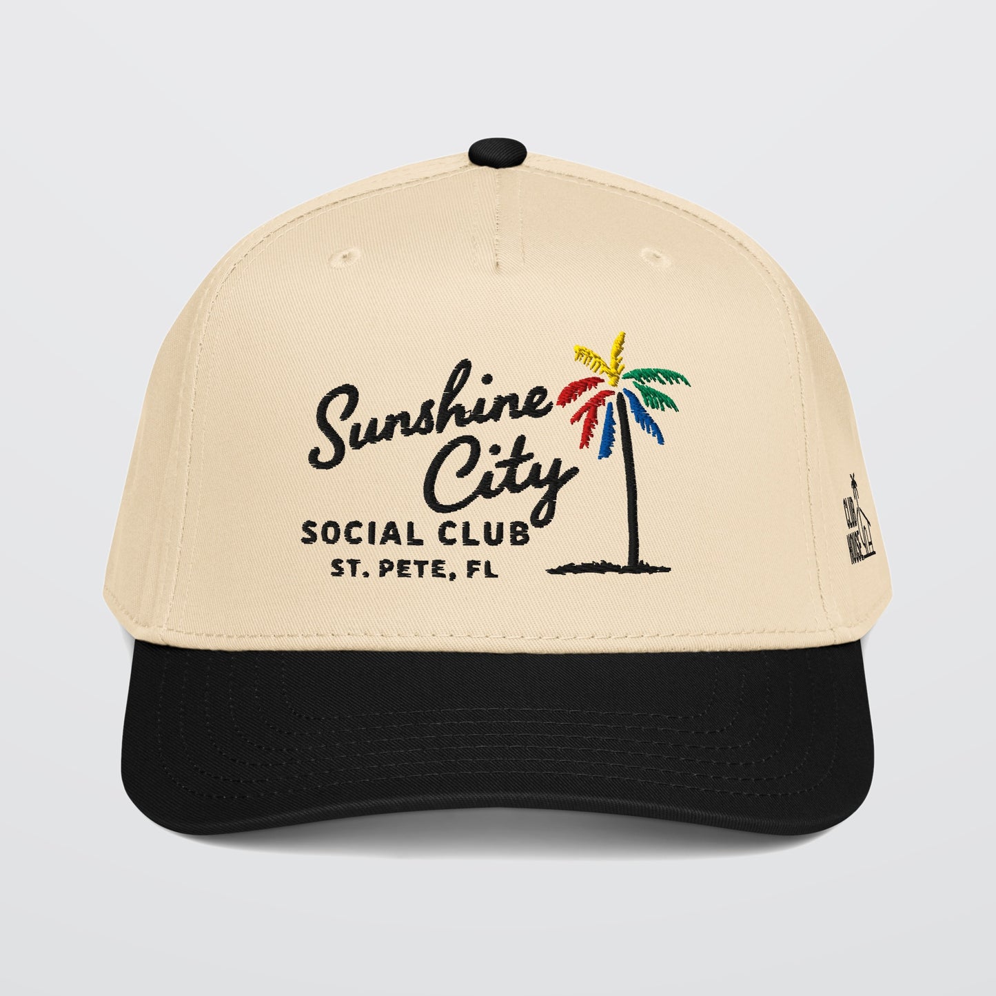 Sunshine City Social Club Hat — Postcard | St. Pete, FL Snapback