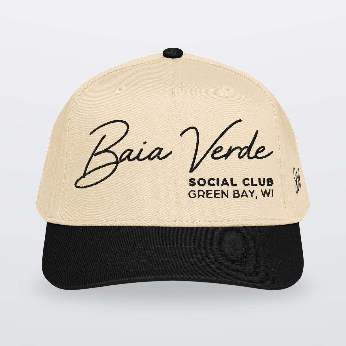 Baia Verde Social Club Signature Black Hat - Green Bay, WI