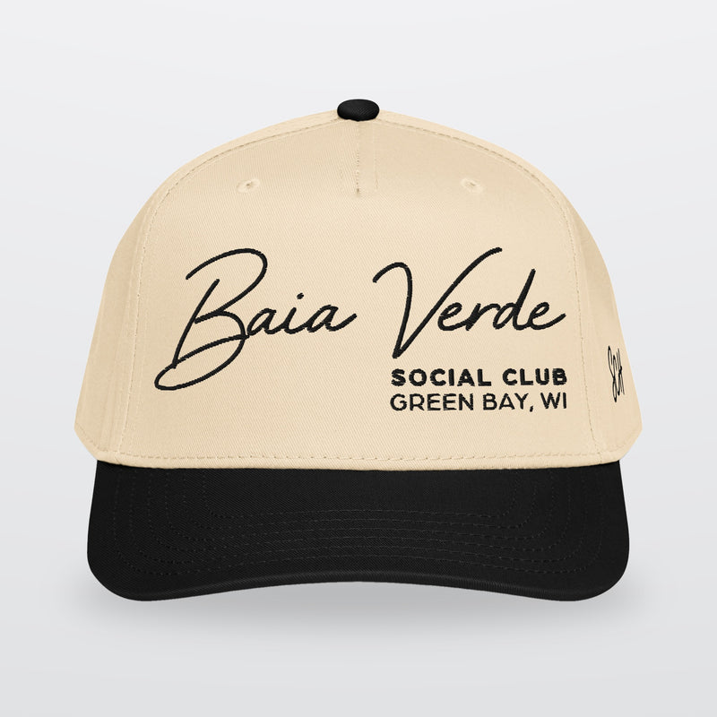 Baia Verde Social Club Signature Black Hat - Green Bay, WI