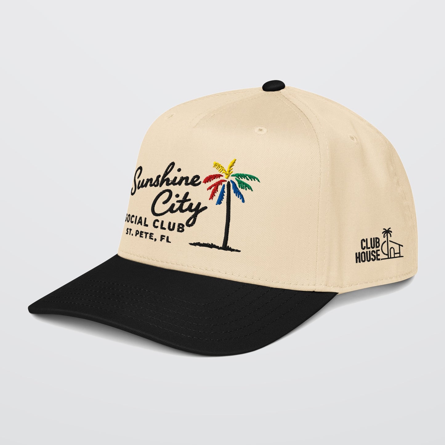 Sunshine City Social Club Hat — Postcard | St. Pete, FL Snapback