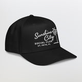 Sunshine City Social Club Postcard Black & White Hat - St. Petersburg, FL view 3