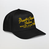 The People's Republic of Iowa Social Club Postcard Black & Yellow Hat - Iowa City, IA view 3