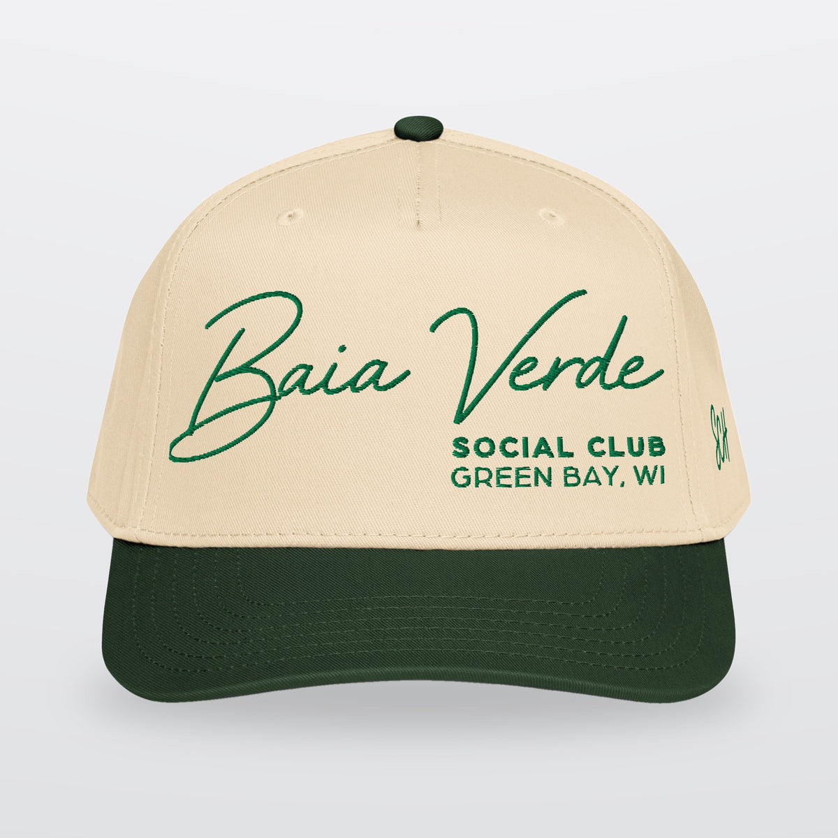 Baia Verde Social Club Signature Green Hat - Green Bay, WI