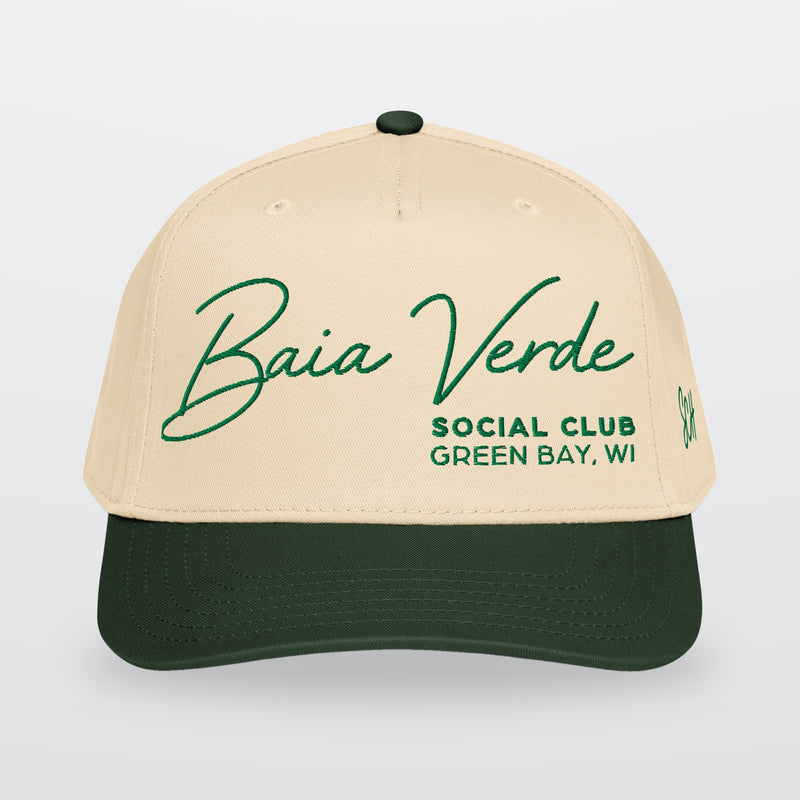 Baia Verde Social Club Signature Green Hat - Green Bay, WI