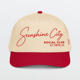 Sunshine City Social Club Signature Red Hat - St. Petersburg, FL view 1