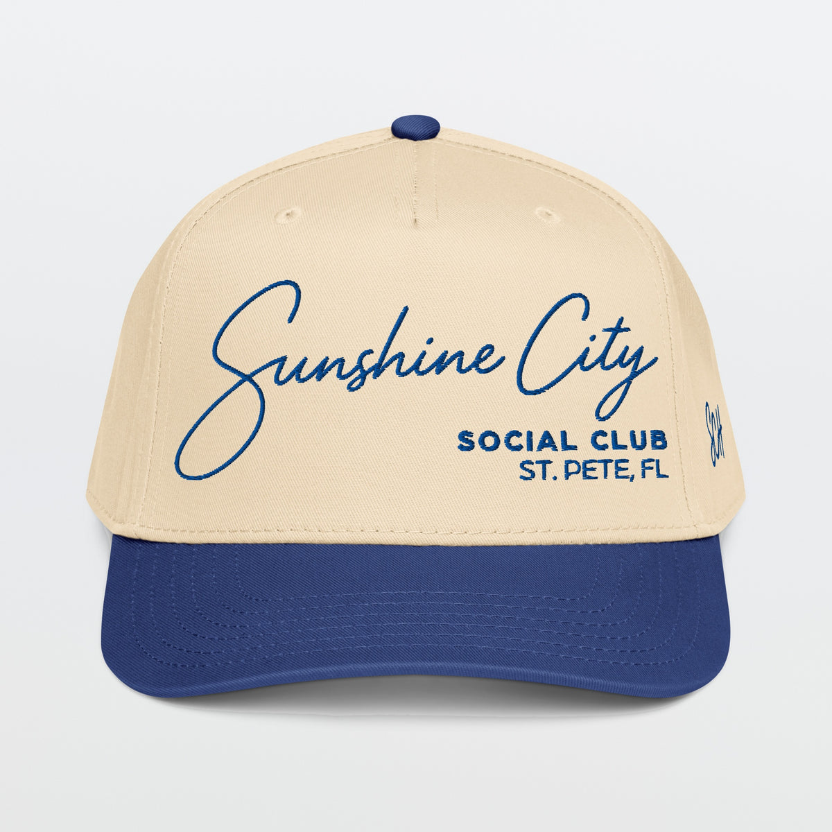 Sunshine City Social Club Signature Blue Hat - St. Petersburg, FL
