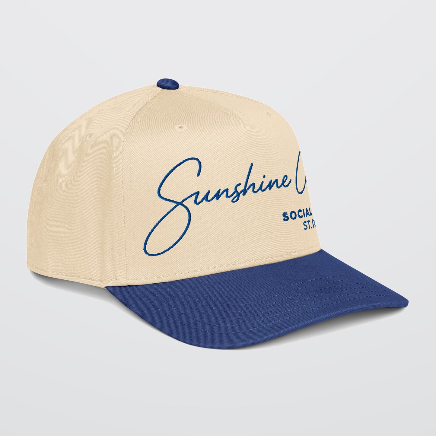 Sunshine City Social Club Hat — Club House Blue | St. Pete, FL Snapback